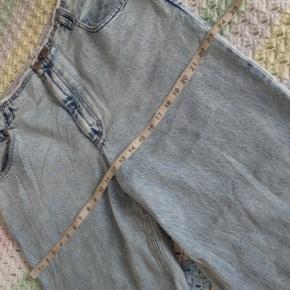 Tibi Size 32 Acid Iceberg Denim Newman Jean - Picture 9 of 16